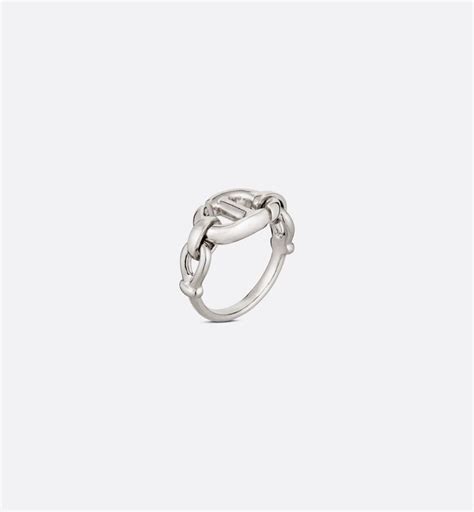 CD Navy Ring Silver